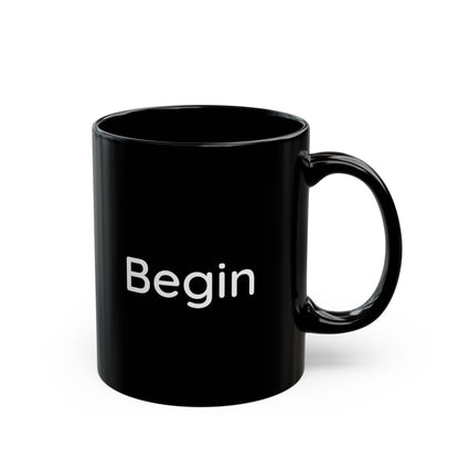 The Intentional Mug - Start Your Day with 'Begin', Coffee Lover's Gift, Motivational Drinkware for Home or Office, Perfect for New [...]