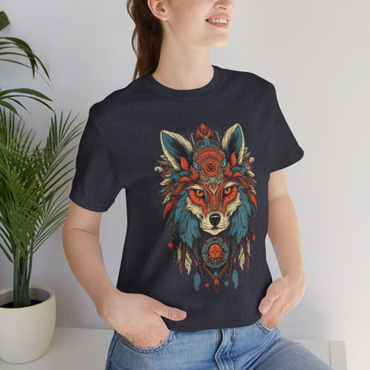 Bohemian Wolf Graphic Tee | Cool T-Shirt, Casual Wear, Nature Lover Gift, Festival Outfit, Unisex Style