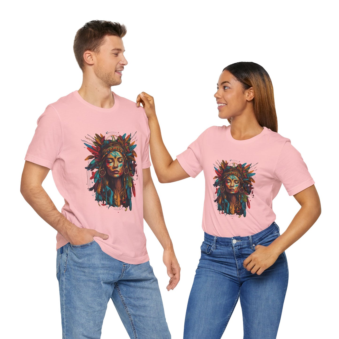 Bohemian Spirit Tee | Colorful Goddess Shirt, Artistic Graphic Tee, Festival Top, Unique Gift for Her, Boho Clothing