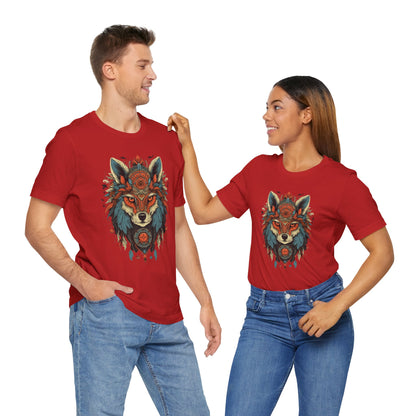 Bohemian Wolf Graphic Tee | Cool T-Shirt, Casual Wear, Nature Lover Gift, Festival Outfit, Unisex Style