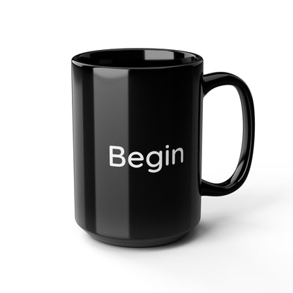 The Intentional Mug - Start Your Day with 'Begin', Coffee Lover's Gift, Motivational Drinkware for Home or Office, Perfect for New [...]