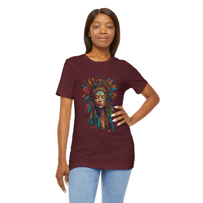 Bohemian Spirit Tee | Colorful Goddess Shirt, Artistic Graphic Tee, Festival Top, Unique Gift for Her, Boho Clothing