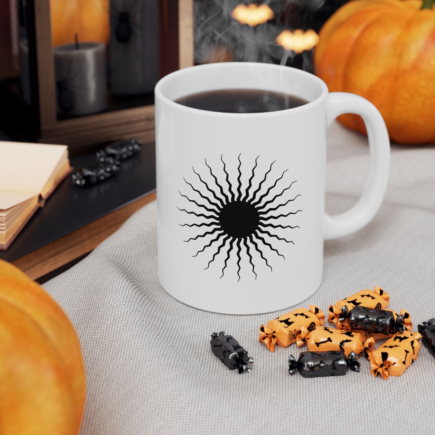 Boho-Inspired Ceramic Mug - Perfect for Coffee Lovers, Gift for Friends, Home Decor, Unique Cup for Tea, Eco-Friendly Drinkware