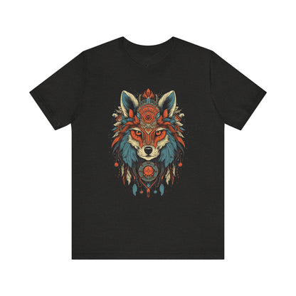 Bohemian Wolf Graphic Tee | Cool T-Shirt, Casual Wear, Nature Lover Gift, Festival Outfit, Unisex Style