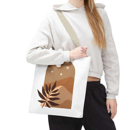 Bohemian Tote Bag with Nature Design, Eco-Friendly Carryall, Floral Shopper, Gift for Nature Lovers, Everyday Tote