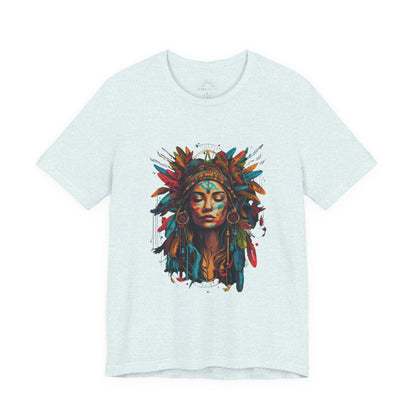 Bohemian Spirit Tee | Colorful Goddess Shirt, Artistic Graphic Tee, Festival Top, Unique Gift for Her, Boho Clothing