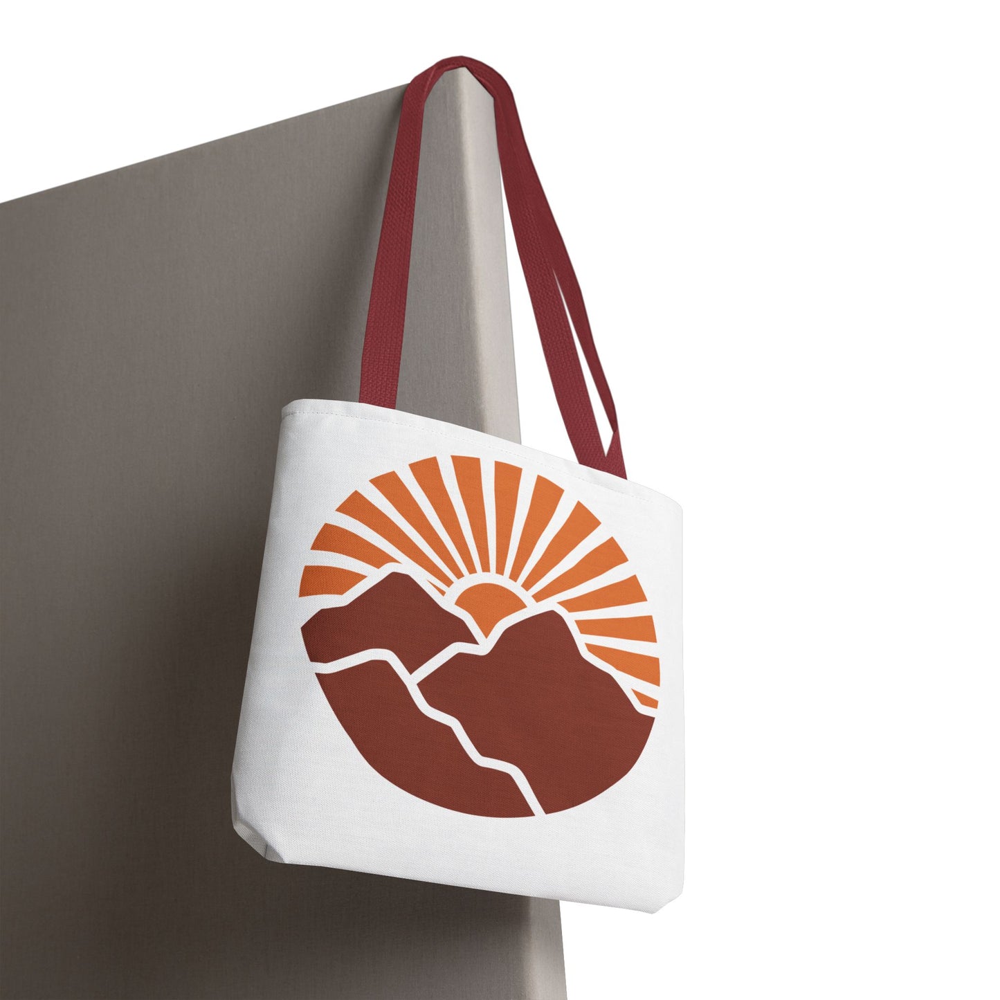 Sunrise Mountain Tote Bag, Eco-Friendly Shopping Bag, Adventure Tote, Summer Tote, Gift for Nature Lovers, Beach Bag
