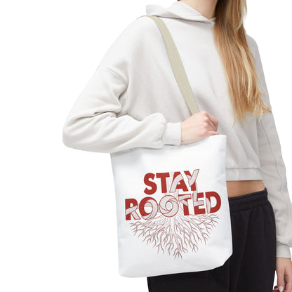 Stay Rooted Tote Bag | Eco-Friendly Carryall, Motivational Gift, Nature Lover Accessory, Daily Essentials, Earth Day