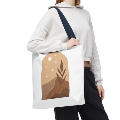 Boho Night Sky Tote Bag - Nature-Inspired Eco-Friendly Carryall, Leisure, Beach Days, Travel, Gifts for Her
