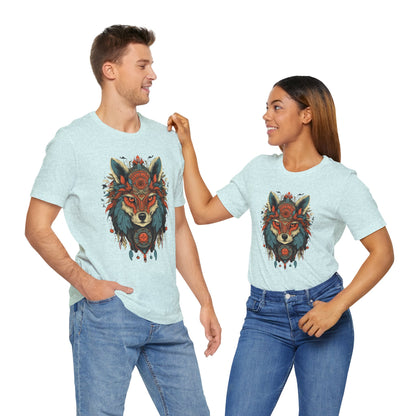 Bohemian Wolf Graphic Tee | Cool T-Shirt, Casual Wear, Nature Lover Gift, Festival Outfit, Unisex Style