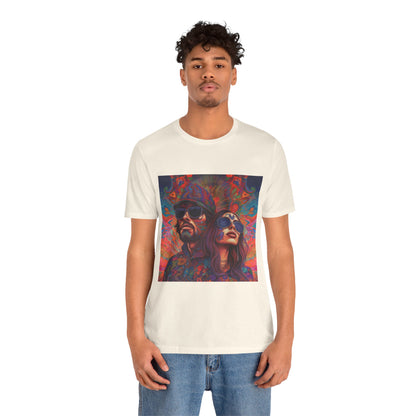 Bohemian Vibes Unisex Tee, Perfect for Festivals, Concerts, Casual Outings, Gifts, Unisex Graphic Shirt, Psychedelic Art T-Shirt