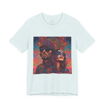 Bohemian Vibes Unisex Tee, Perfect for Festivals, Concerts, Casual Outings, Gifts, Unisex Graphic Shirt, Psychedelic Art T-Shirt