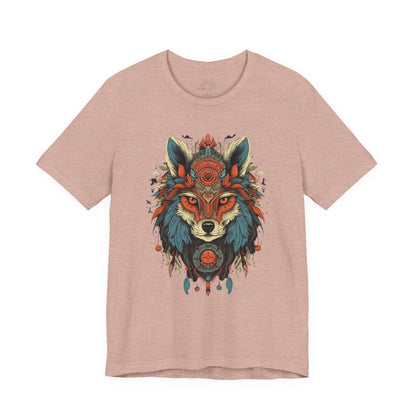 Bohemian Wolf Graphic Tee | Cool T-Shirt, Casual Wear, Nature Lover Gift, Festival Outfit, Unisex Style