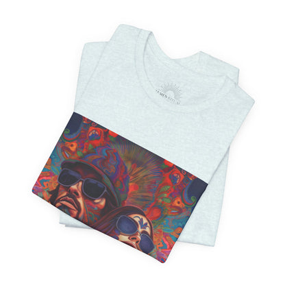 Bohemian Vibes Unisex Tee, Perfect for Festivals, Concerts, Casual Outings, Gifts, Unisex Graphic Shirt, Psychedelic Art T-Shirt