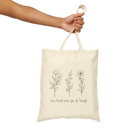 The 'Presence' Botanical Quote Tote