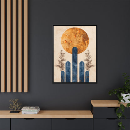 Modern Boho Wall Art Print, Framed Home Decor, Minimalist Artwork, Nature Inspired, Gift for Her, Room Decoration