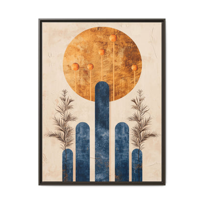 Modern Boho Wall Art Print, Framed Home Decor, Minimalist Artwork, Nature Inspired, Gift for Her, Room Decoration