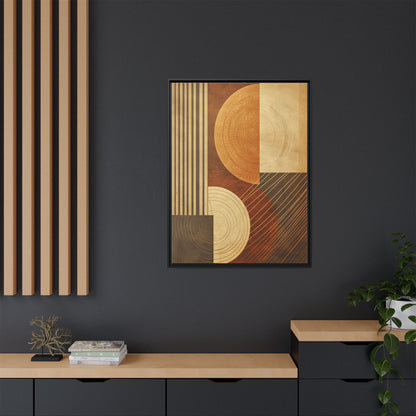 Modern Abstract Wall Art Print, Geometric Matte Canvas, Home Decor, Living Room Artwork, Boho Chic Decor, Housewarming Gift