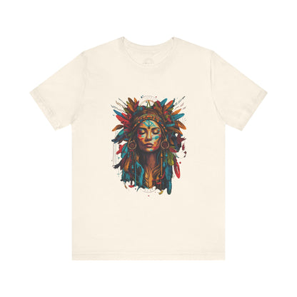 Bohemian Spirit Tee | Colorful Goddess Shirt, Artistic Graphic Tee, Festival Top, Unique Gift for Her, Boho Clothing