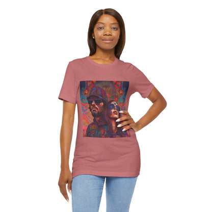 Bohemian Vibes Unisex Tee, Perfect for Festivals, Concerts, Casual Outings, Gifts, Unisex Graphic Shirt, Psychedelic Art T-Shirt