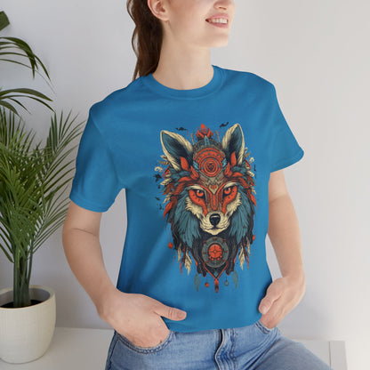 Bohemian Wolf Graphic Tee | Cool T-Shirt, Casual Wear, Nature Lover Gift, Festival Outfit, Unisex Style