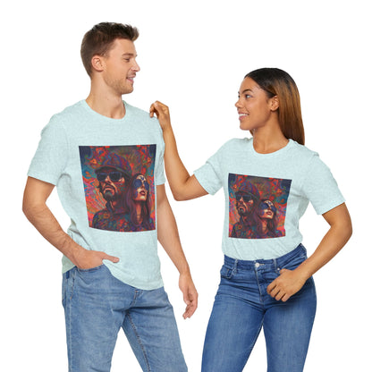 Bohemian Vibes Unisex Tee, Perfect for Festivals, Concerts, Casual Outings, Gifts, Unisex Graphic Shirt, Psychedelic Art T-Shirt