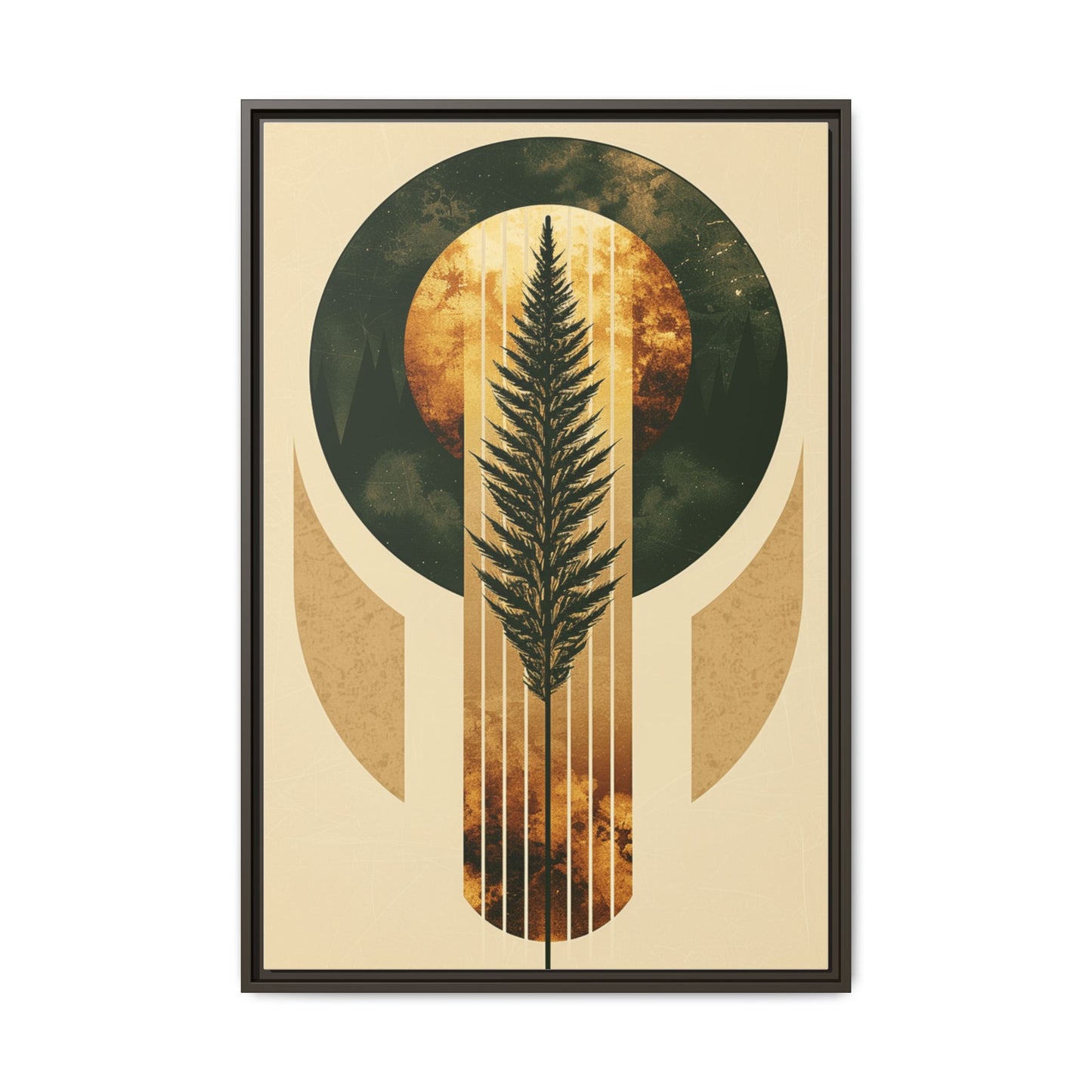 Framed Wall Art, Nature-Inspired Decor, Bohemian Home Accents, Gift for Nature Lovers, Relaxing Atmosphere, Wall Decor