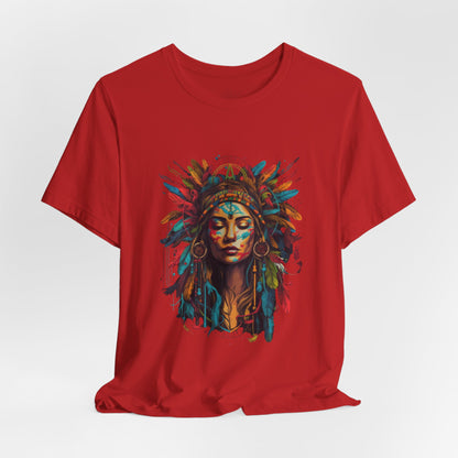 Bohemian Spirit Tee | Colorful Goddess Shirt, Artistic Graphic Tee, Festival Top, Unique Gift for Her, Boho Clothing