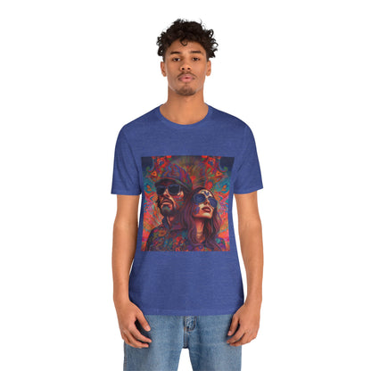 Bohemian Vibes Unisex Tee, Perfect for Festivals, Concerts, Casual Outings, Gifts, Unisex Graphic Shirt, Psychedelic Art T-Shirt