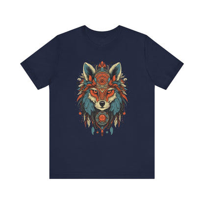 Bohemian Wolf Graphic Tee | Cool T-Shirt, Casual Wear, Nature Lover Gift, Festival Outfit, Unisex Style