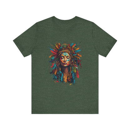 Bohemian Spirit Tee | Colorful Goddess Shirt, Artistic Graphic Tee, Festival Top, Unique Gift for Her, Boho Clothing