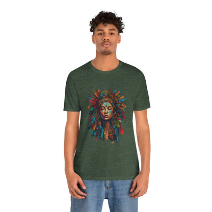 Bohemian Spirit Tee | Colorful Goddess Shirt, Artistic Graphic Tee, Festival Top, Unique Gift for Her, Boho Clothing
