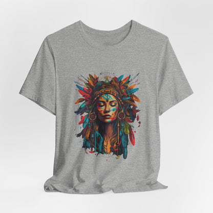 Bohemian Spirit Tee | Colorful Goddess Shirt, Artistic Graphic Tee, Festival Top, Unique Gift for Her, Boho Clothing