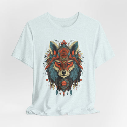 Bohemian Wolf Graphic Tee | Cool T-Shirt, Casual Wear, Nature Lover Gift, Festival Outfit, Unisex Style
