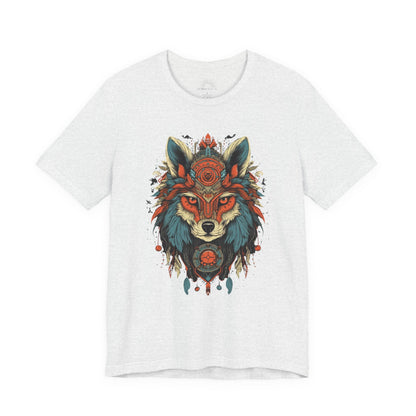 Bohemian Wolf Graphic Tee | Cool T-Shirt, Casual Wear, Nature Lover Gift, Festival Outfit, Unisex Style