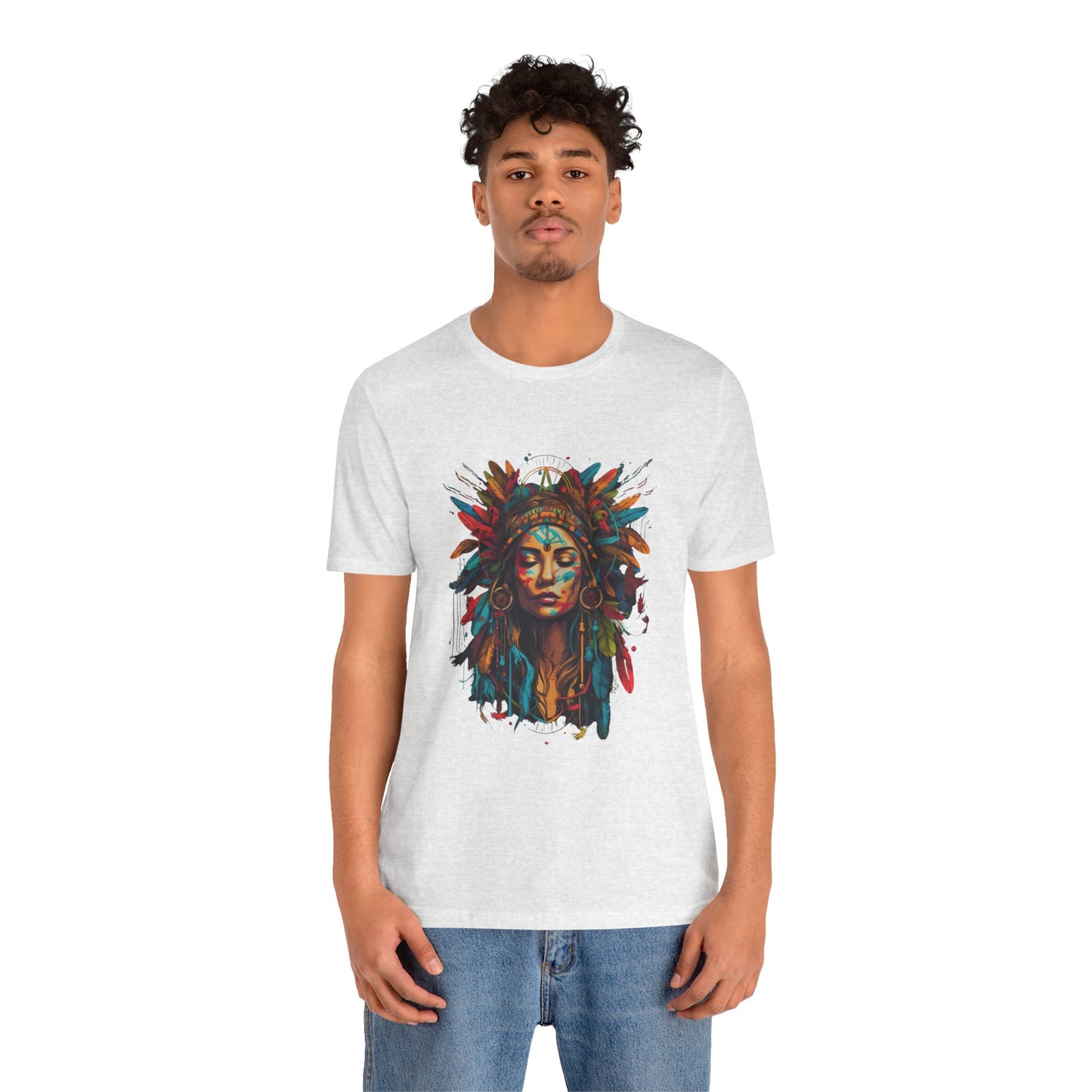 Bohemian Spirit Tee | Colorful Goddess Shirt, Artistic Graphic Tee, Festival Top, Unique Gift for Her, Boho Clothing