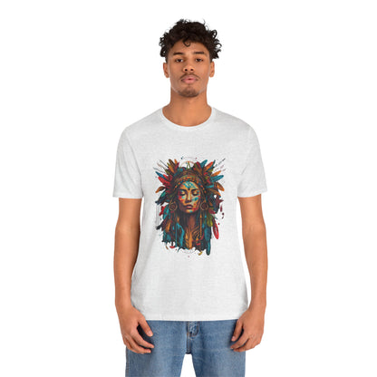 Bohemian Spirit Tee | Colorful Goddess Shirt, Artistic Graphic Tee, Festival Top, Unique Gift for Her, Boho Clothing