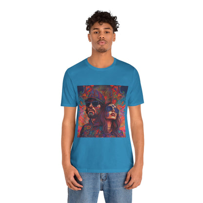 Bohemian Vibes Unisex Tee, Perfect for Festivals, Concerts, Casual Outings, Gifts, Unisex Graphic Shirt, Psychedelic Art T-Shirt