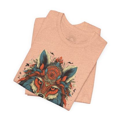 Bohemian Wolf Graphic Tee | Cool T-Shirt, Casual Wear, Nature Lover Gift, Festival Outfit, Unisex Style