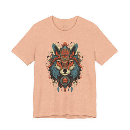 Bohemian Wolf Graphic Tee | Cool T-Shirt, Casual Wear, Nature Lover Gift, Festival Outfit, Unisex Style