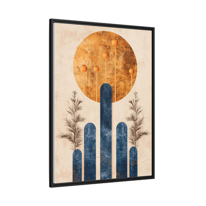 Modern Boho Wall Art Print, Framed Home Decor, Minimalist Artwork, Nature Inspired, Gift for Her, Room Decoration