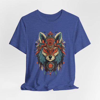 Bohemian Wolf Graphic Tee | Cool T-Shirt, Casual Wear, Nature Lover Gift, Festival Outfit, Unisex Style