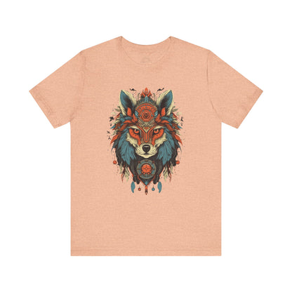 Bohemian Wolf Graphic Tee | Cool T-Shirt, Casual Wear, Nature Lover Gift, Festival Outfit, Unisex Style