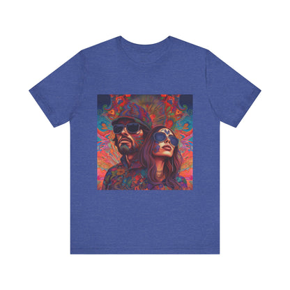 Bohemian Vibes Unisex Tee, Perfect for Festivals, Concerts, Casual Outings, Gifts, Unisex Graphic Shirt, Psychedelic Art T-Shirt