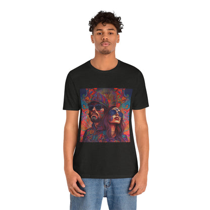 Bohemian Vibes Unisex Tee, Perfect for Festivals, Concerts, Casual Outings, Gifts, Unisex Graphic Shirt, Psychedelic Art T-Shirt