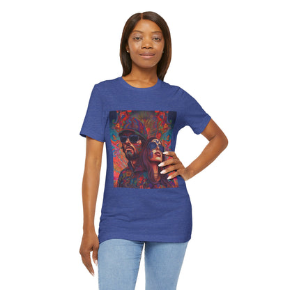 Bohemian Vibes Unisex Tee, Perfect for Festivals, Concerts, Casual Outings, Gifts, Unisex Graphic Shirt, Psychedelic Art T-Shirt