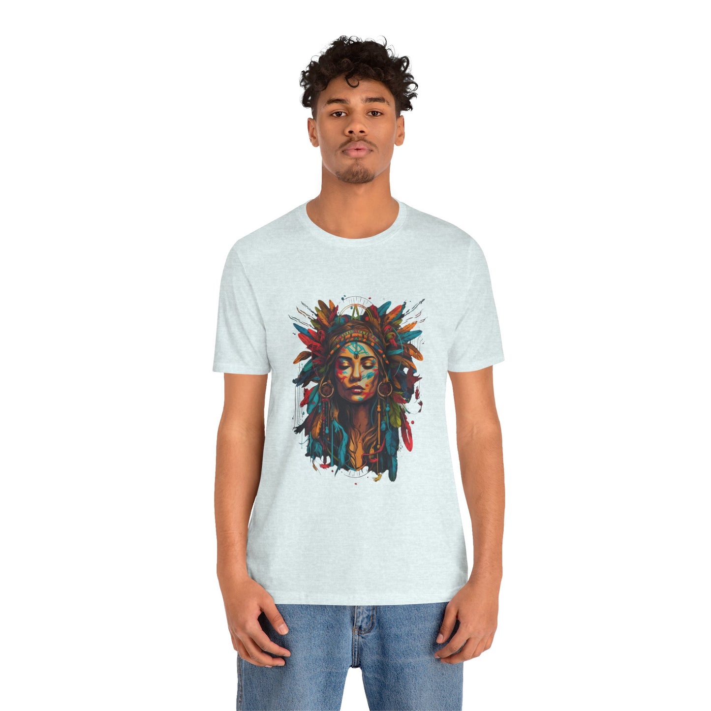 Bohemian Spirit Tee | Colorful Goddess Shirt, Artistic Graphic Tee, Festival Top, Unique Gift for Her, Boho Clothing