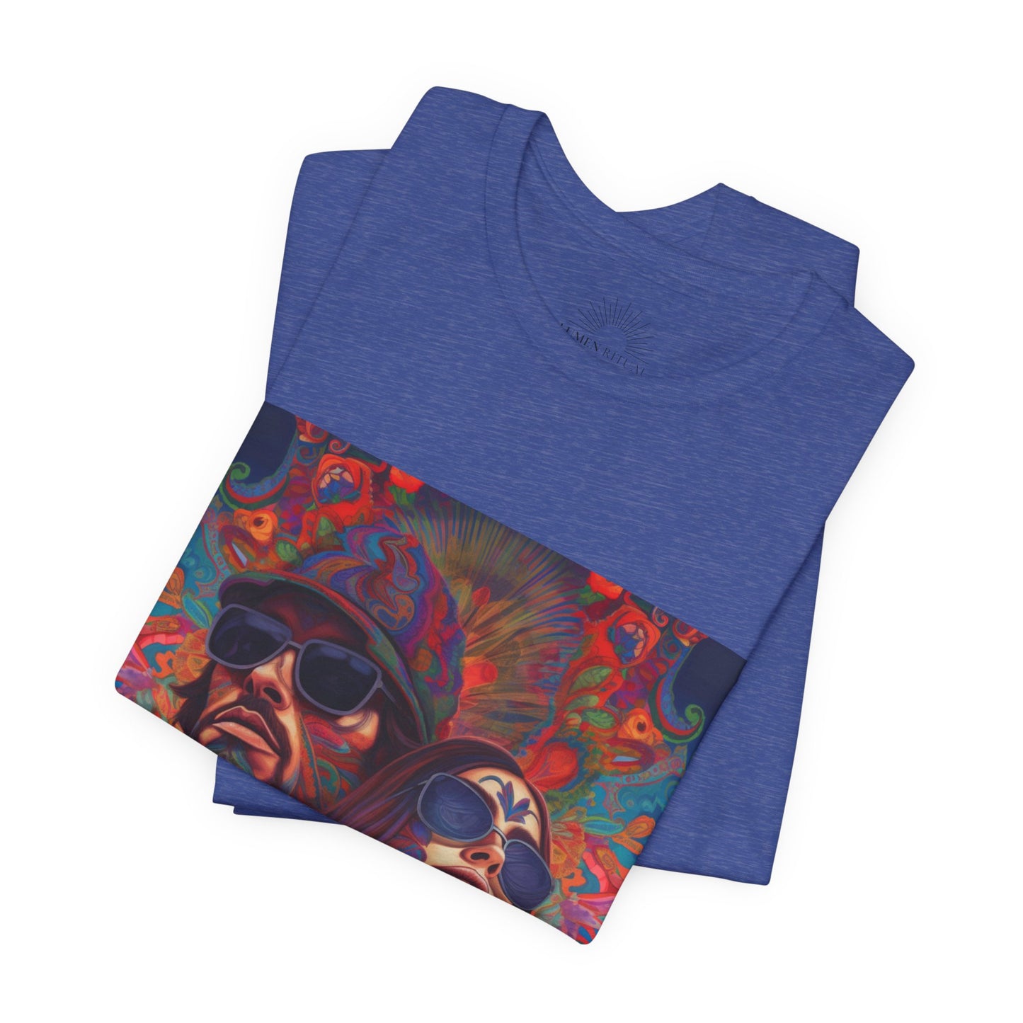 Bohemian Vibes Unisex Tee, Perfect for Festivals, Concerts, Casual Outings, Gifts, Unisex Graphic Shirt, Psychedelic Art T-Shirt