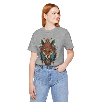 Bohemian Wolf Graphic Tee | Cool T-Shirt, Casual Wear, Nature Lover Gift, Festival Outfit, Unisex Style