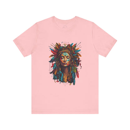 Bohemian Spirit Tee | Colorful Goddess Shirt, Artistic Graphic Tee, Festival Top, Unique Gift for Her, Boho Clothing